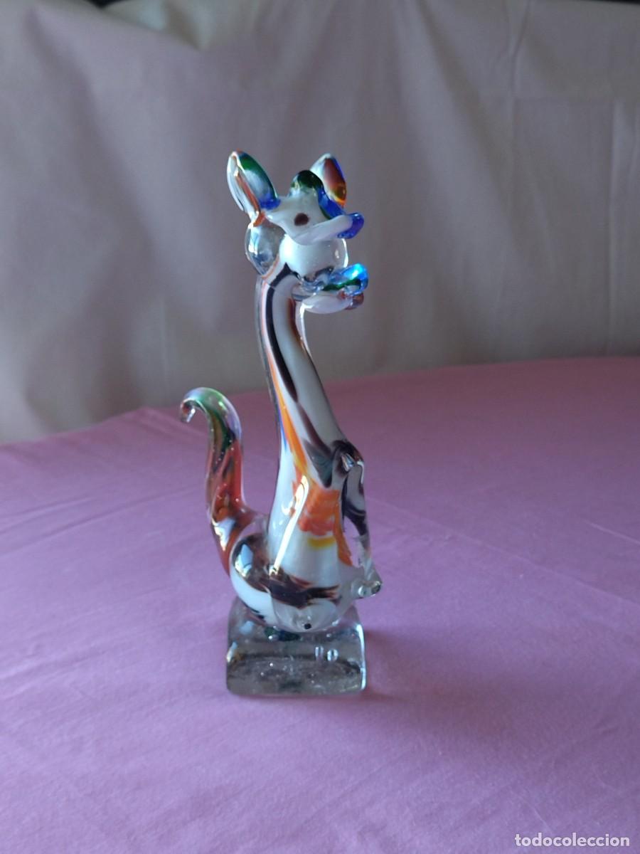 Antig&uuml;edades: Original drag&oacute;n de cristal de murano,multicolor. - Foto 1