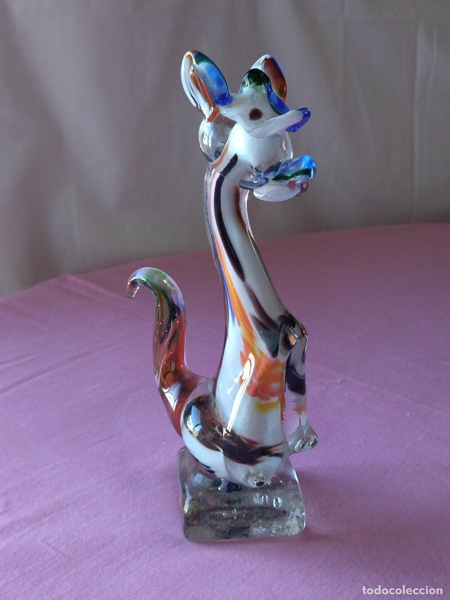 Antig&uuml;edades: Original drag&oacute;n de cristal de murano,multicolor. - Foto 3