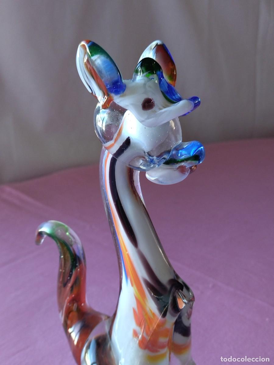 Antig&uuml;edades: Original drag&oacute;n de cristal de murano,multicolor. - Foto 4