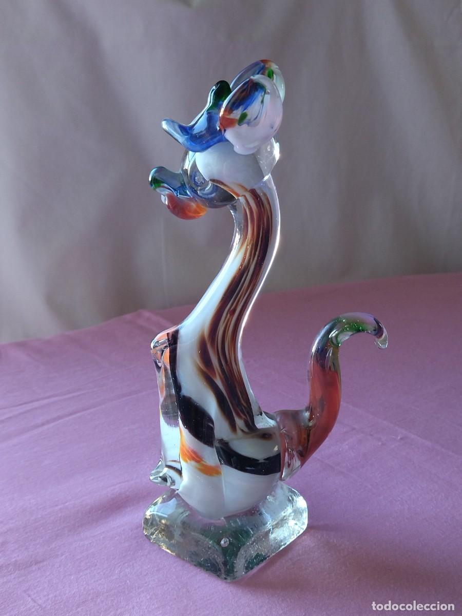 Antig&uuml;edades: Original drag&oacute;n de cristal de murano,multicolor. - Foto 5