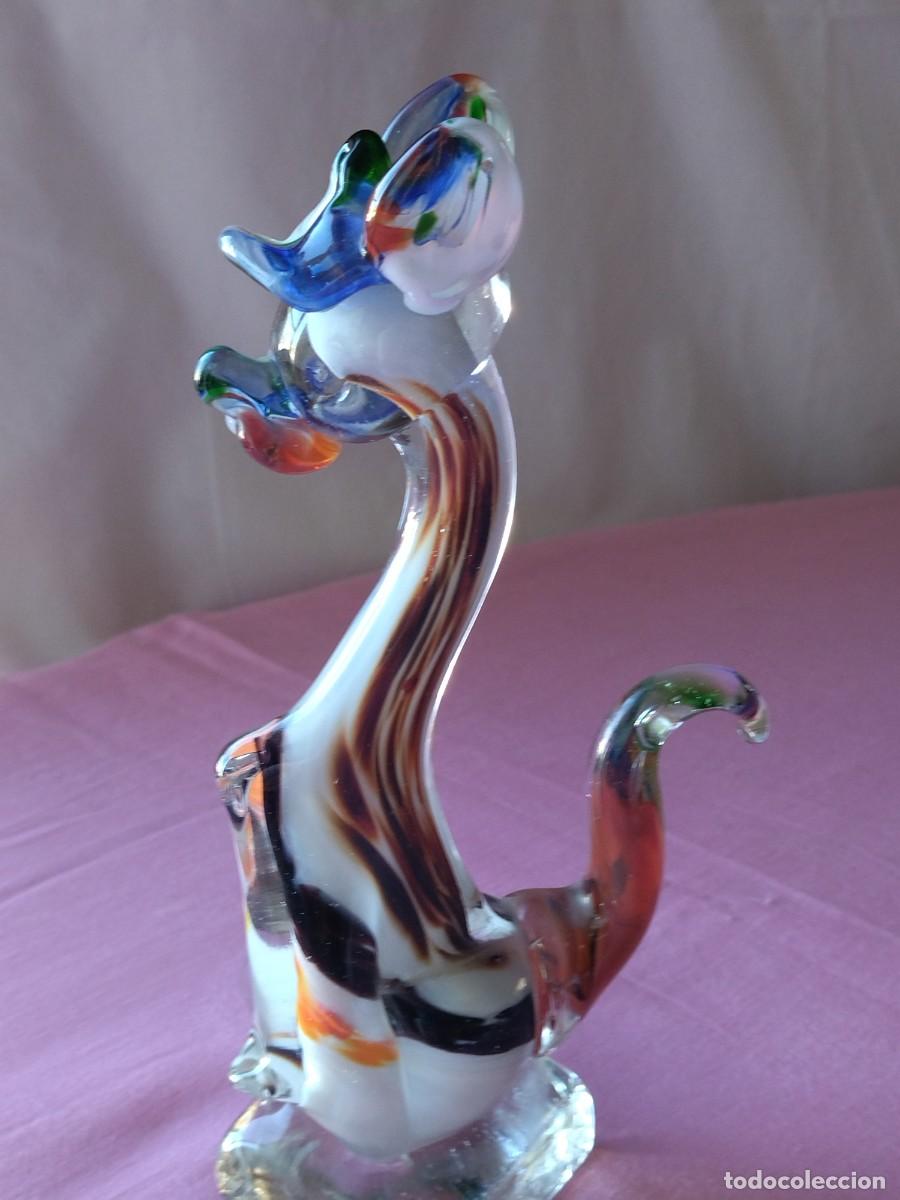 Antig&uuml;edades: Original drag&oacute;n de cristal de murano,multicolor. - Foto 6
