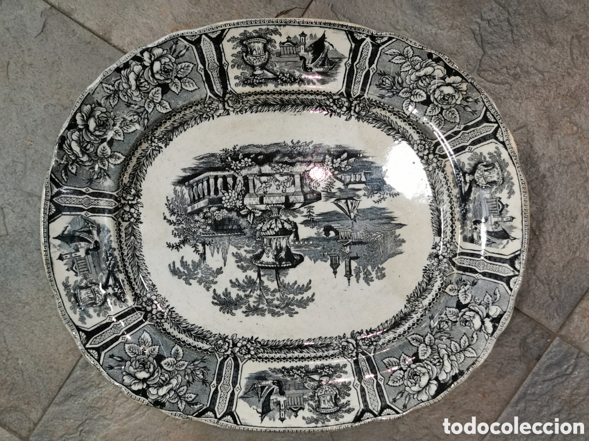 Antig&uuml;edades: Bandejas Sargadelos 3&ordf; &eacute;poca - Foto 4