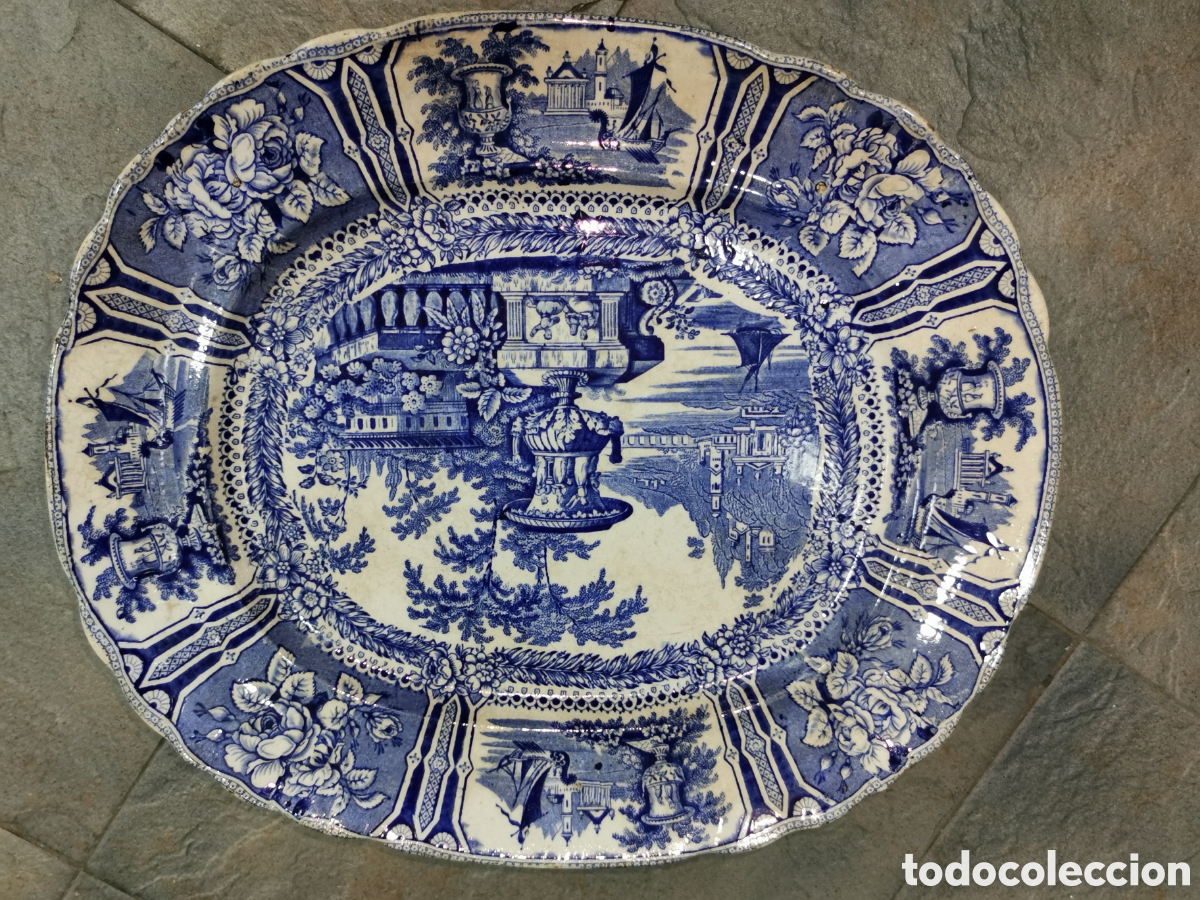 Antig&uuml;edades: Bandejas Sargadelos 3&ordf; &eacute;poca - Foto 7