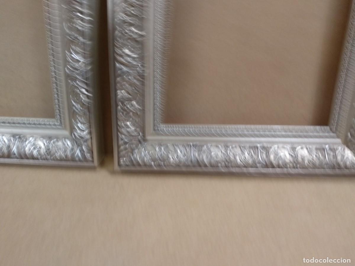 Antig&uuml;edades: Lote 2 marcos plata con greca 46 x 21 - Foto 5
