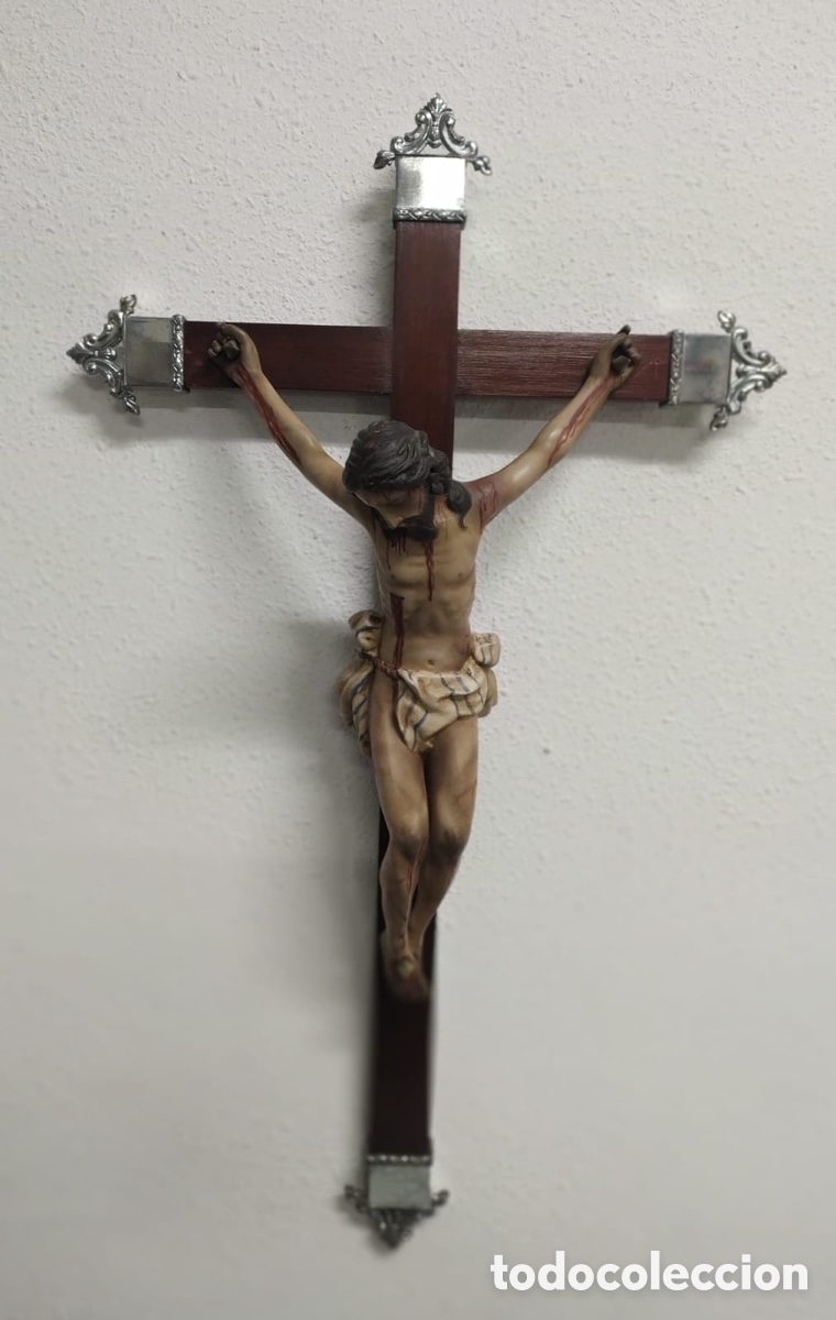 Antig&uuml;edades: Imagen Cristo crucificado - Foto 2