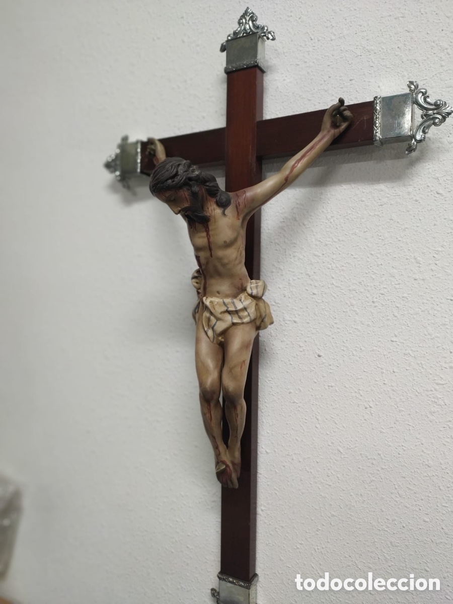 Antig&uuml;edades: Imagen Cristo crucificado - Foto 3