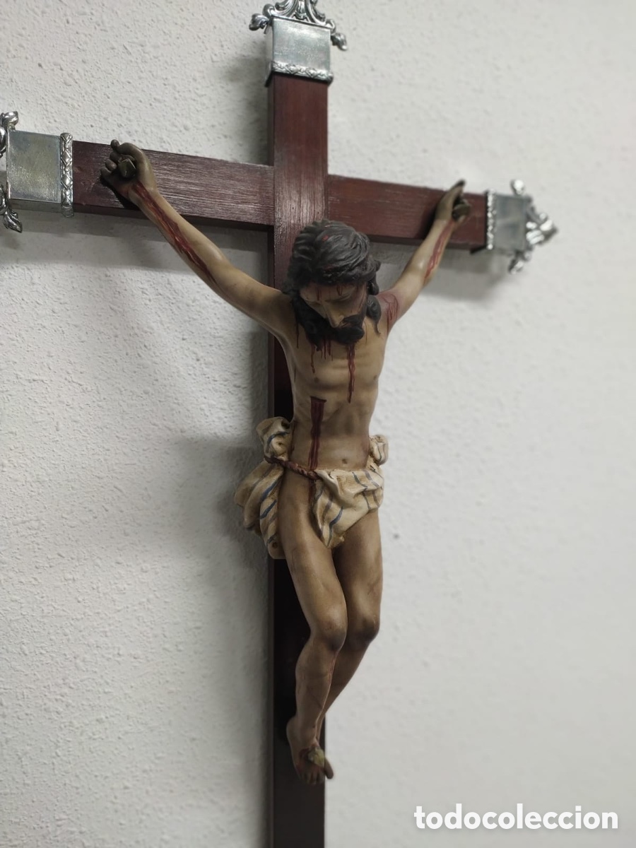 Antig&uuml;edades: Imagen Cristo crucificado - Foto 5