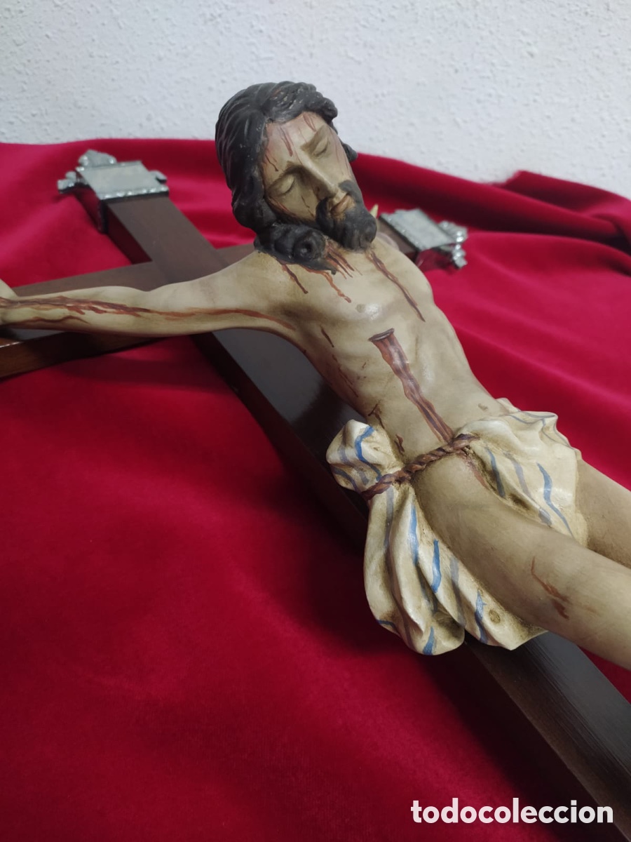 Antig&uuml;edades: Imagen Cristo crucificado - Foto 7