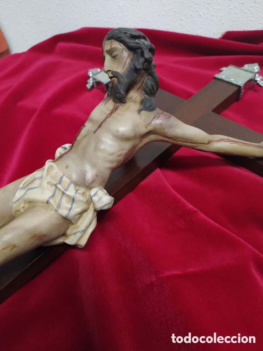 Antig&uuml;edades: Imagen Cristo crucificado - Foto 8