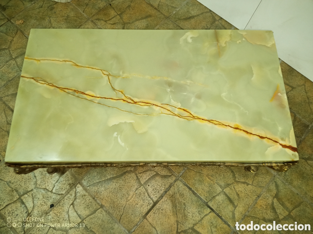 Antig&uuml;edades: Mesa &oacute;nix y lat&oacute;n siglo XIX - Foto 3