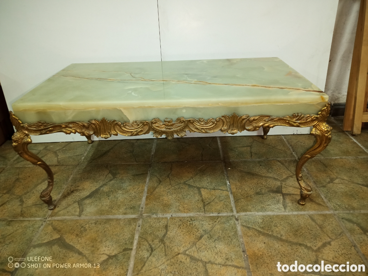 Antig&uuml;edades: Mesa &oacute;nix y lat&oacute;n siglo XIX - Foto 4