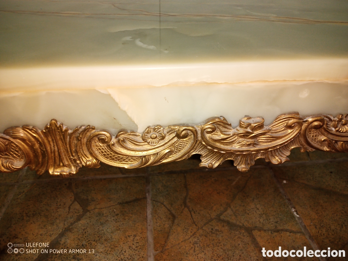 Antig&uuml;edades: Mesa &oacute;nix y lat&oacute;n siglo XIX - Foto 5