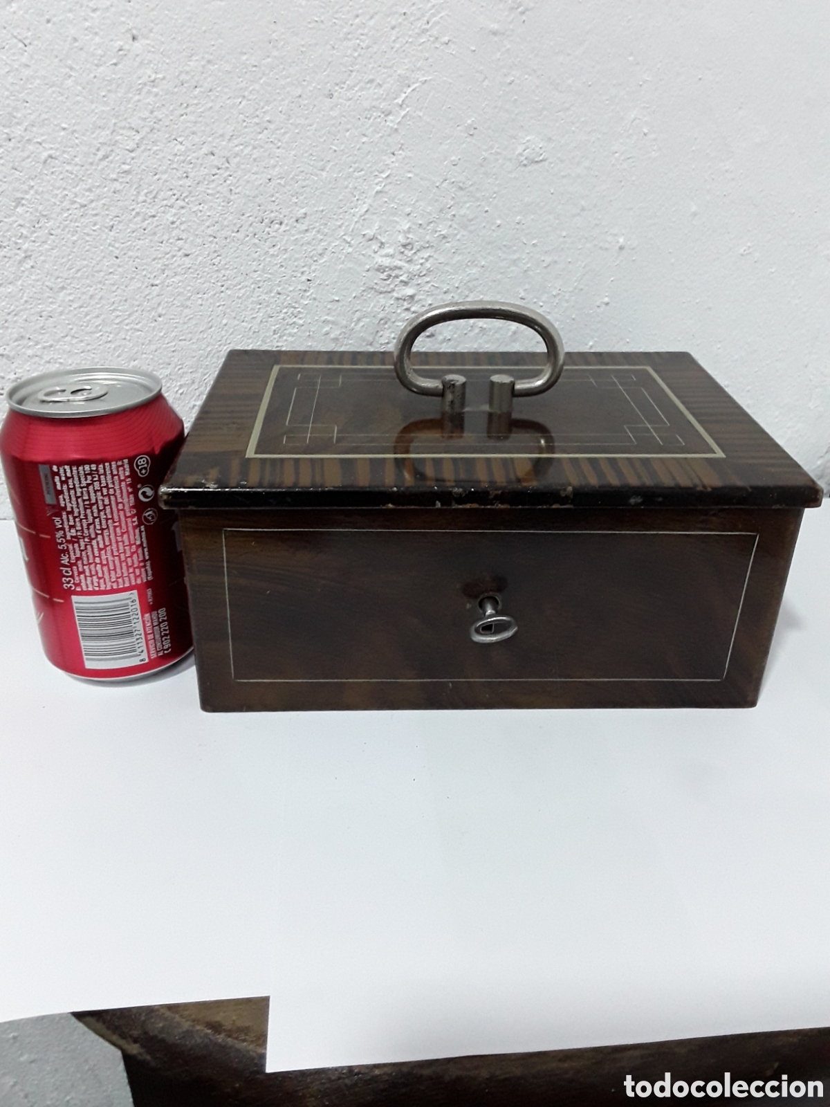 Antig&uuml;edades: Caja de caudales en hierro - Foto 11