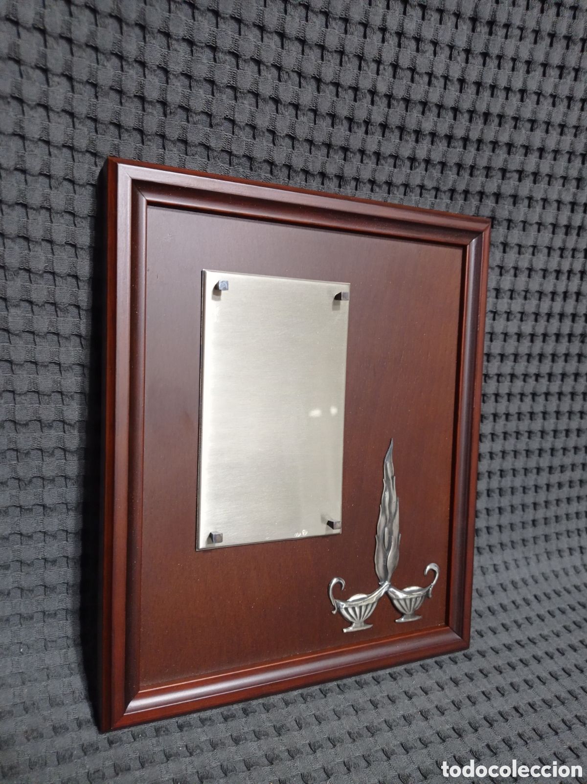 Antig&uuml;edades: Placa lisa inscripci&oacute;n trofeo - Foto 4