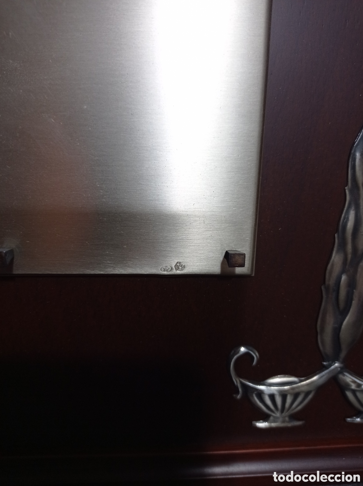 Antig&uuml;edades: Placa lisa inscripci&oacute;n trofeo - Foto 6