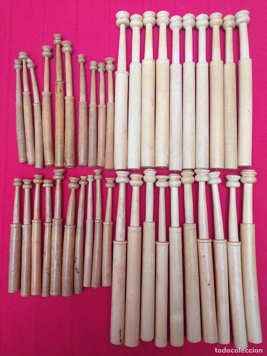 Antig&uuml;edades: LOTE DE 40 BOLILLOS - Foto 2