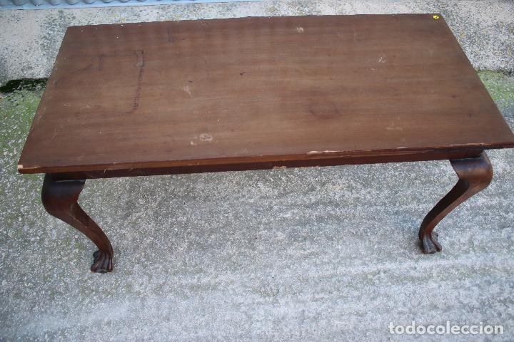 Antig&uuml;edades: mesa baja de madera - Foto 3