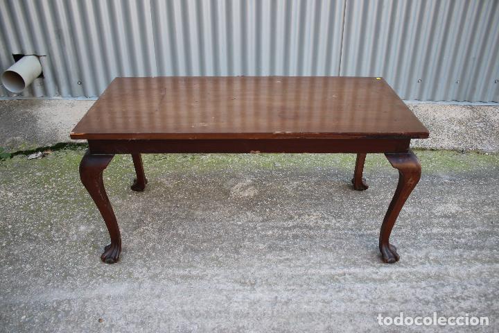 Antig&uuml;edades: mesa baja de madera - Foto 1