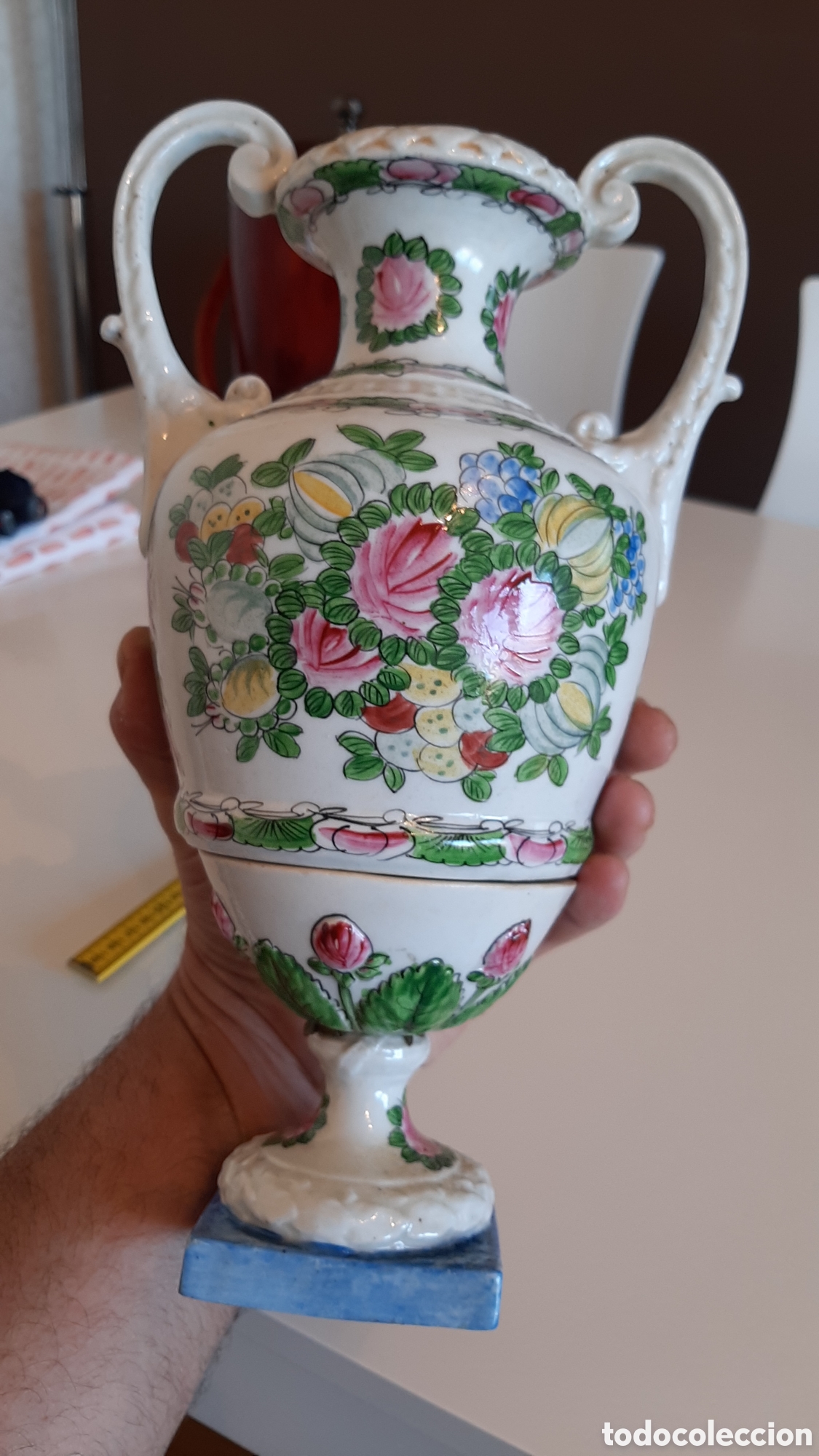 Antig&uuml;edades: Jarr&oacute;n de 3 piezas antiguo - Foto 5