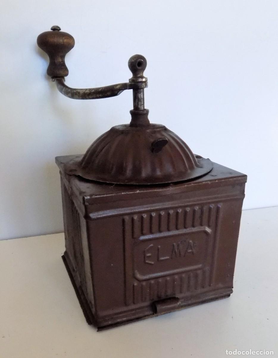 Antiquit&auml;ten: MOLINILLO DE CAF&Eacute; MARCA ELMA. MODELO 1419. TAMA&Ntilde;O 2. ESPA&Ntilde;A. 1924/1960. PINTURA ORIGINAL.