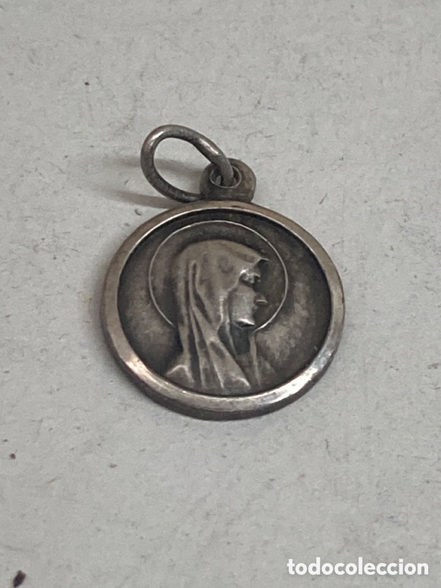 Antig&uuml;edades: Medalla de plata religiosa - Foto 1