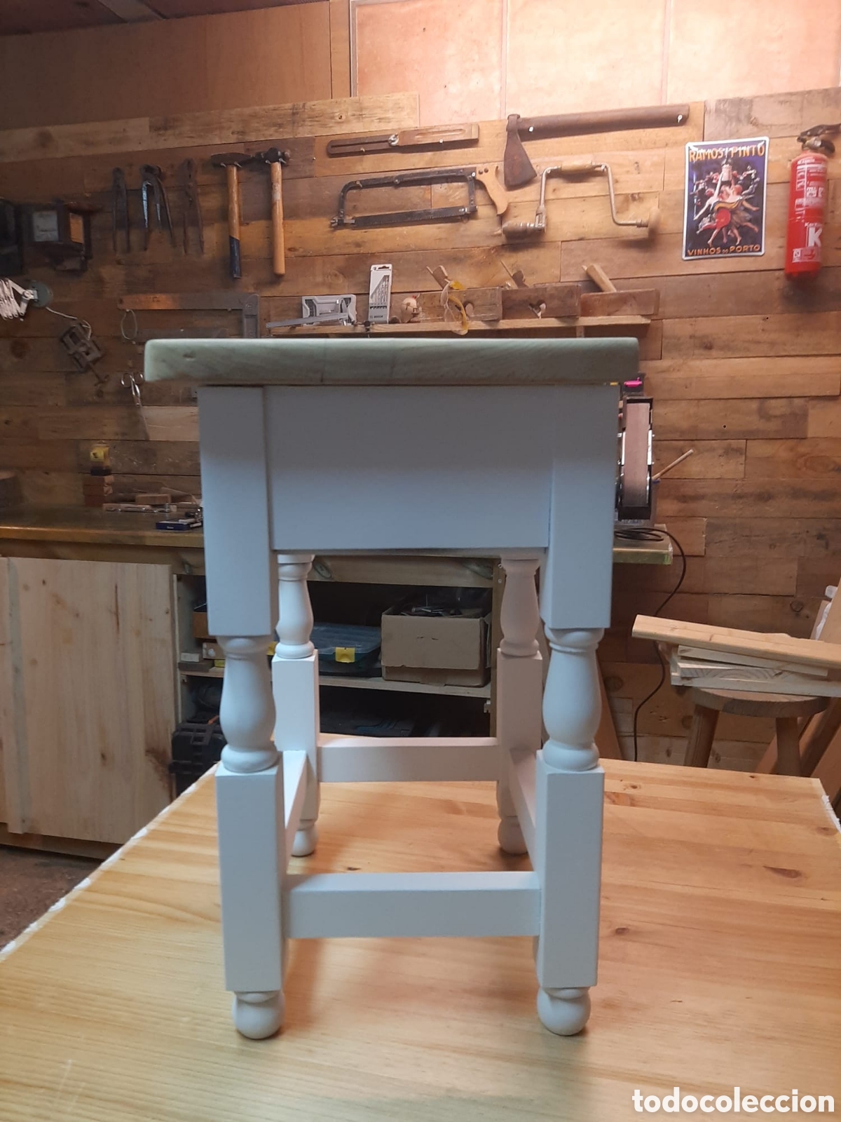 Antig&uuml;edades: MESA AUXILIAR RESTAURADA - Foto 4
