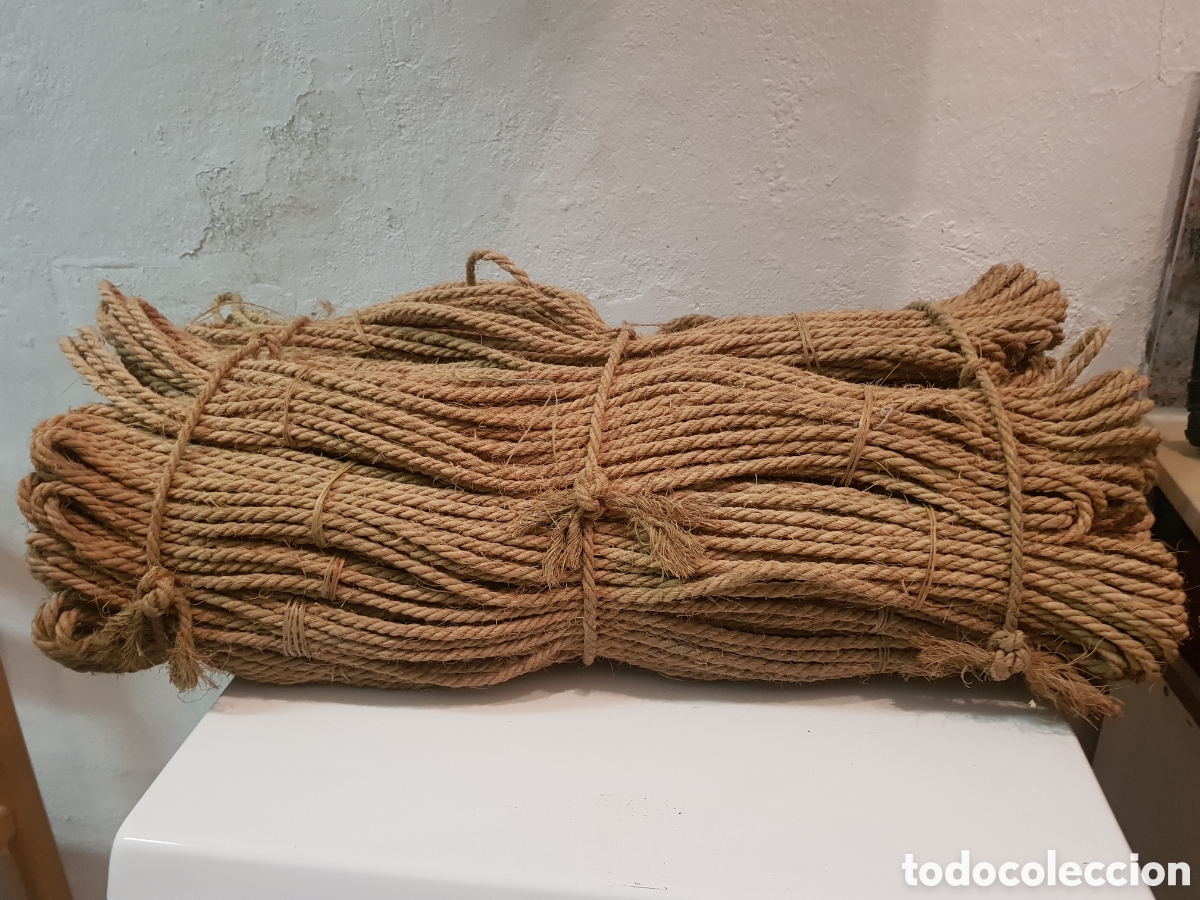 Antig&uuml;edades: Lote de madejas de cuerda - Foto 2