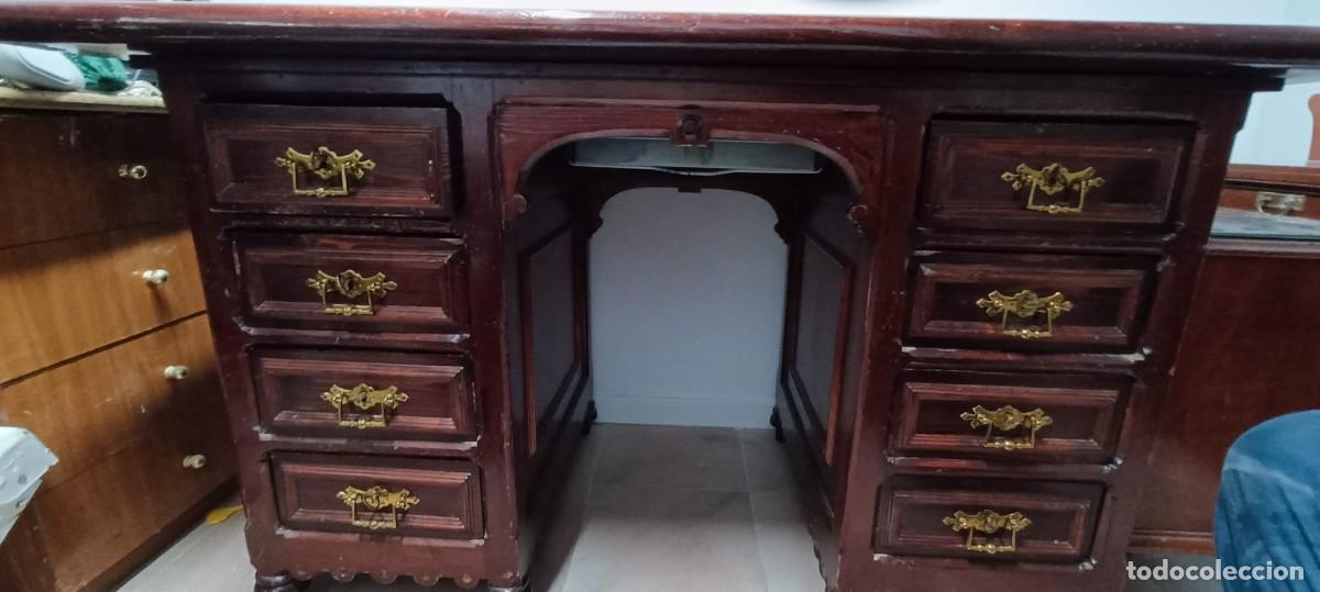 Antig&uuml;edades: Mesa vintage oficina - Foto 3