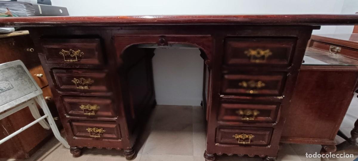 Antig&uuml;edades: Mesa vintage oficina - Foto 6