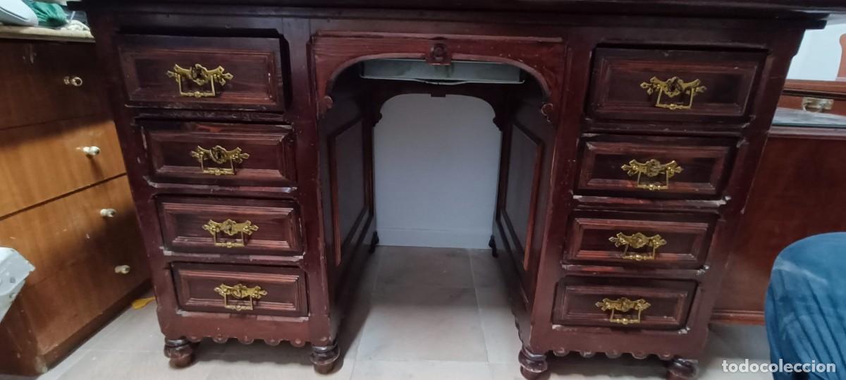 Antig&uuml;edades: Mesa vintage oficina - Foto 7