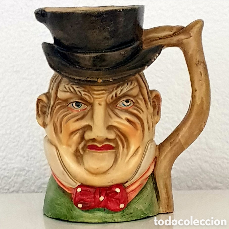 Antig&uuml;edades: Jarra Cer&aacute;mica - (14 cm) - Foto 1