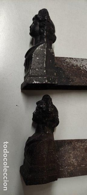 Antig&uuml;edades: ANTIGUOS MORILLOS DE CHIMENEA - Foto 4