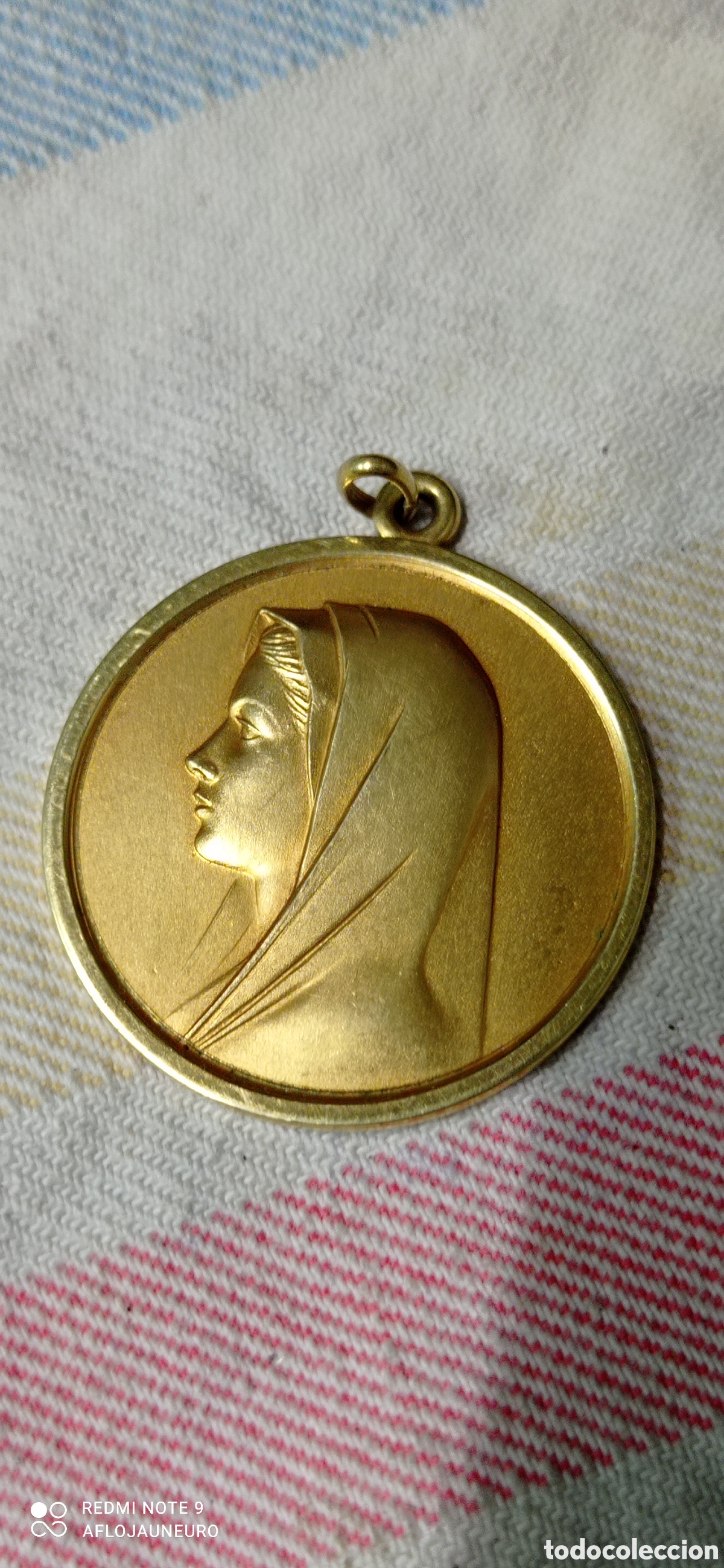 Antig&uuml;edades: Antiguo medalla de la Virgen - Foto 2