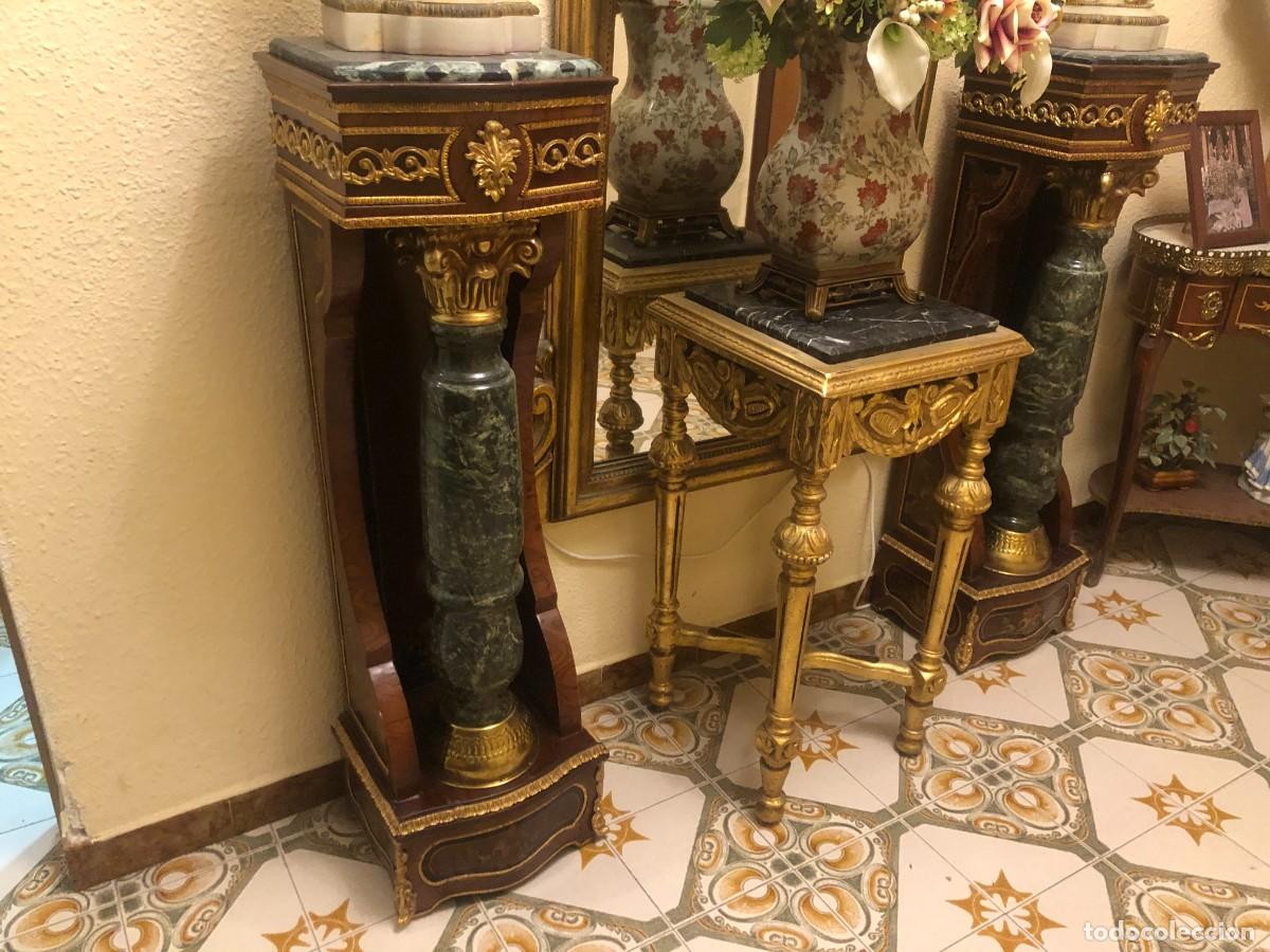 Antig&uuml;edades: Excepcional pareja de pedestales - Foto 6