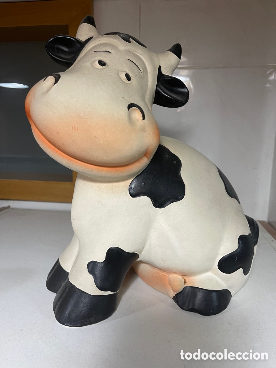 divertida vaca hucha grande 33 cm alto - Buy Other antique porcelain,  ceramics and pottery objects on todocoleccion