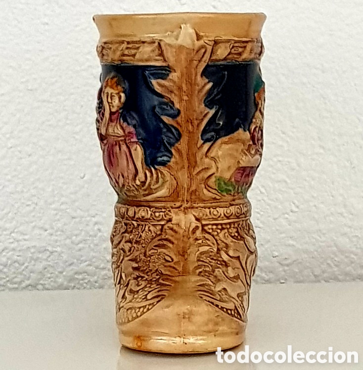 Antig&uuml;edades: Bota Cer&aacute;mica Decorada - Foto 3