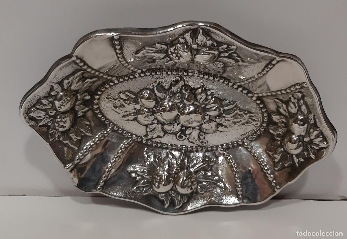 Antig&uuml;edades: BANDEJA ORNAMENTADA PLATEADA ARGENTUM - Foto 4