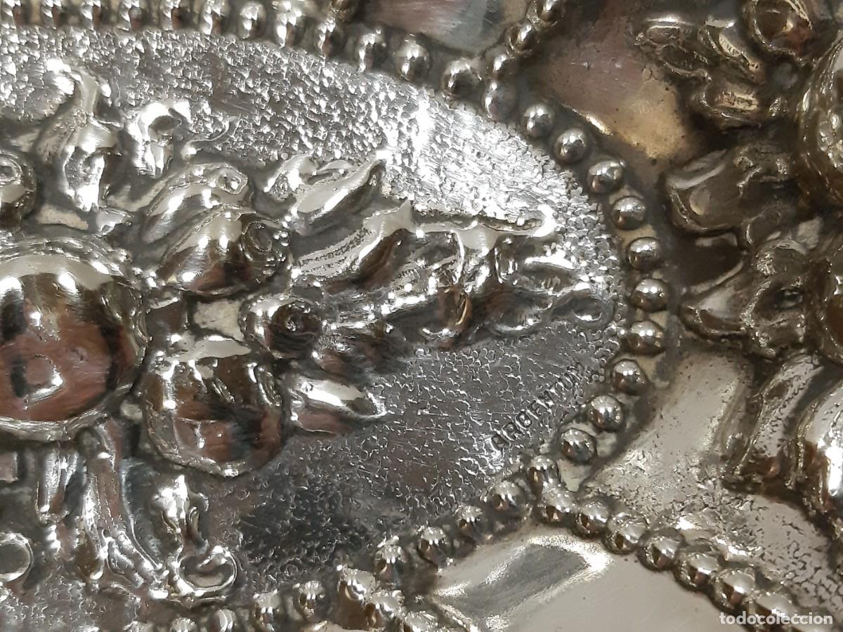 Antig&uuml;edades: BANDEJA ORNAMENTADA PLATEADA ARGENTUM - Foto 5