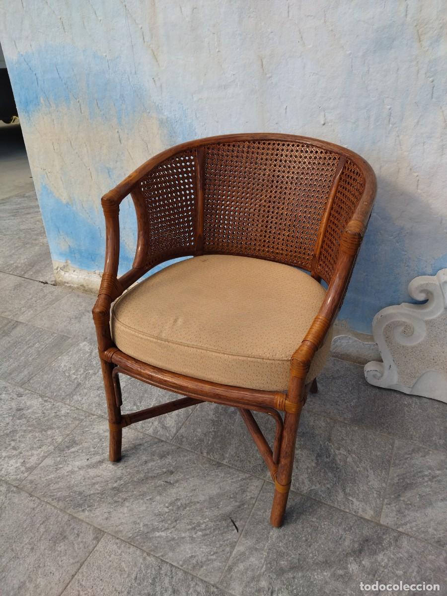 Antig&uuml;edades: Antiguo Sill&oacute;n estilo Balin&eacute;s de bamb&uacute; y rat&aacute;n - Foto 3