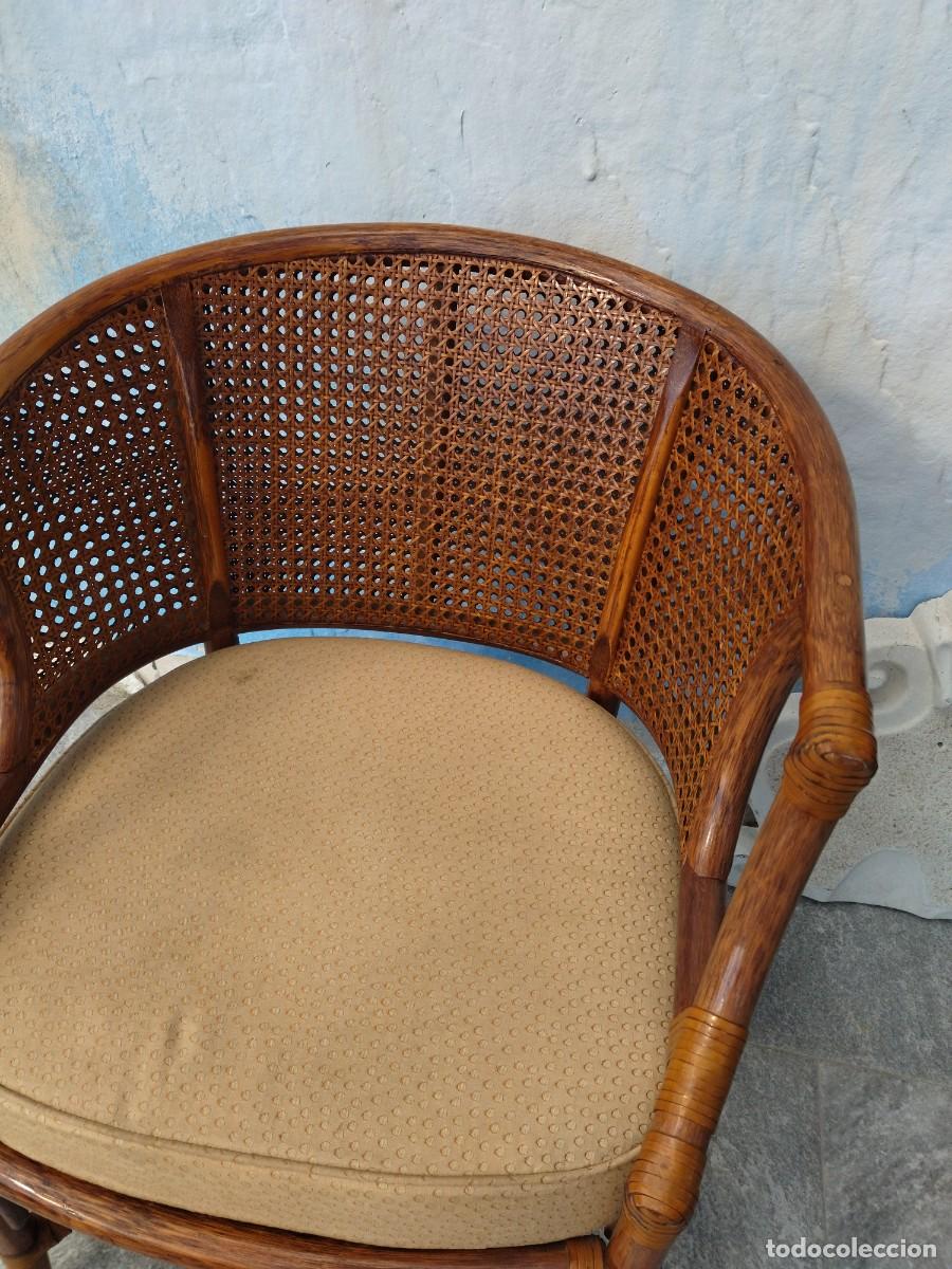 Antig&uuml;edades: Antiguo Sill&oacute;n estilo Balin&eacute;s de bamb&uacute; y rat&aacute;n - Foto 4
