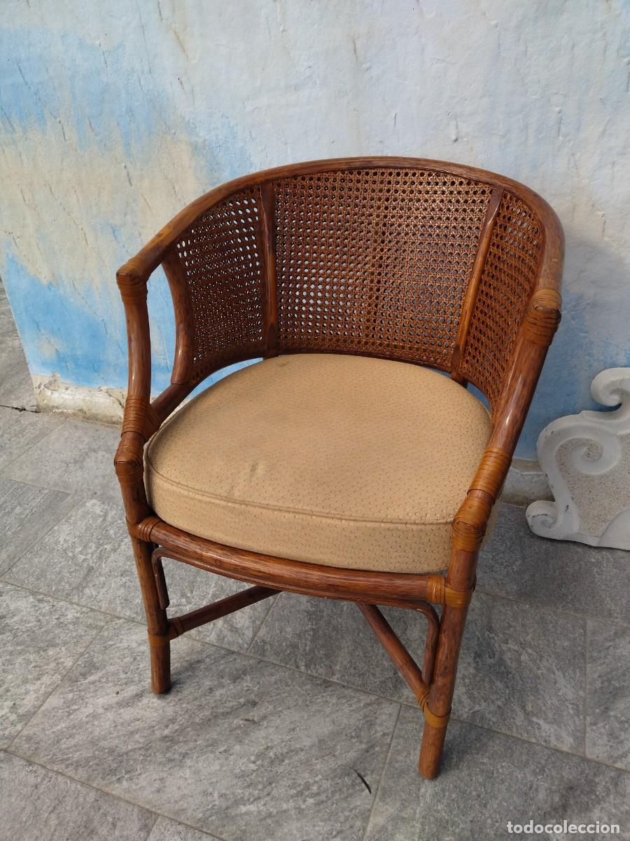 Antig&uuml;edades: Antiguo Sill&oacute;n estilo Balin&eacute;s de bamb&uacute; y rat&aacute;n - Foto 6