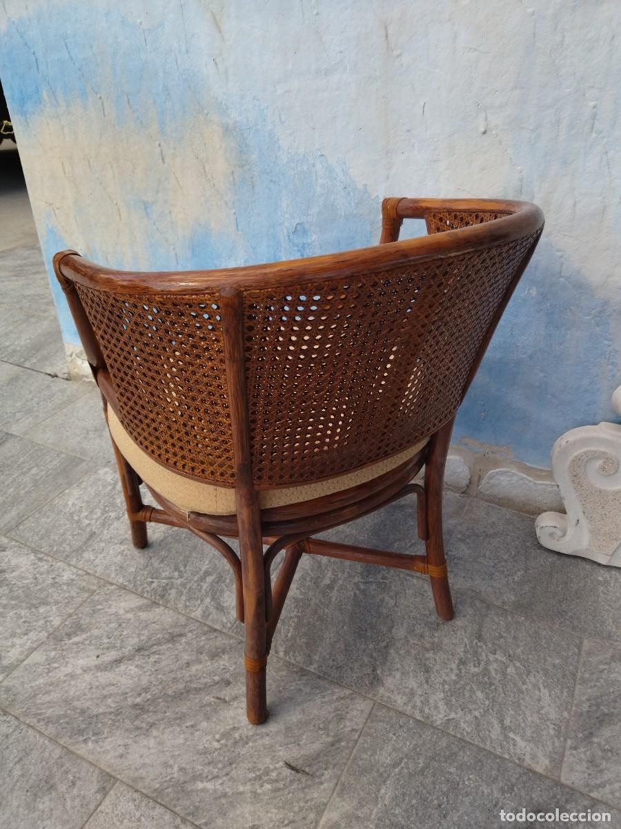 Antig&uuml;edades: Antiguo Sill&oacute;n estilo Balin&eacute;s de bamb&uacute; y rat&aacute;n - Foto 7