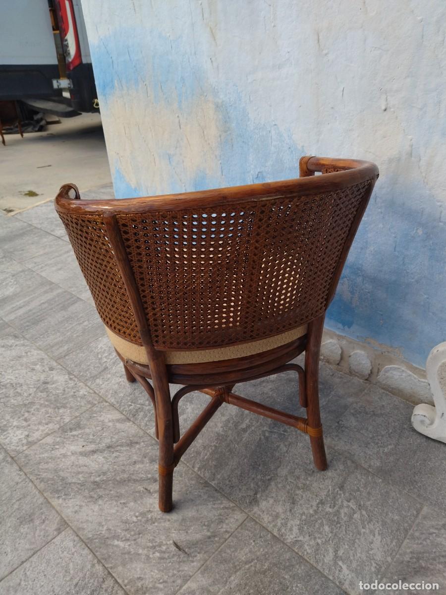 Antig&uuml;edades: Antiguo Sill&oacute;n estilo Balin&eacute;s de bamb&uacute; y rat&aacute;n - Foto 8