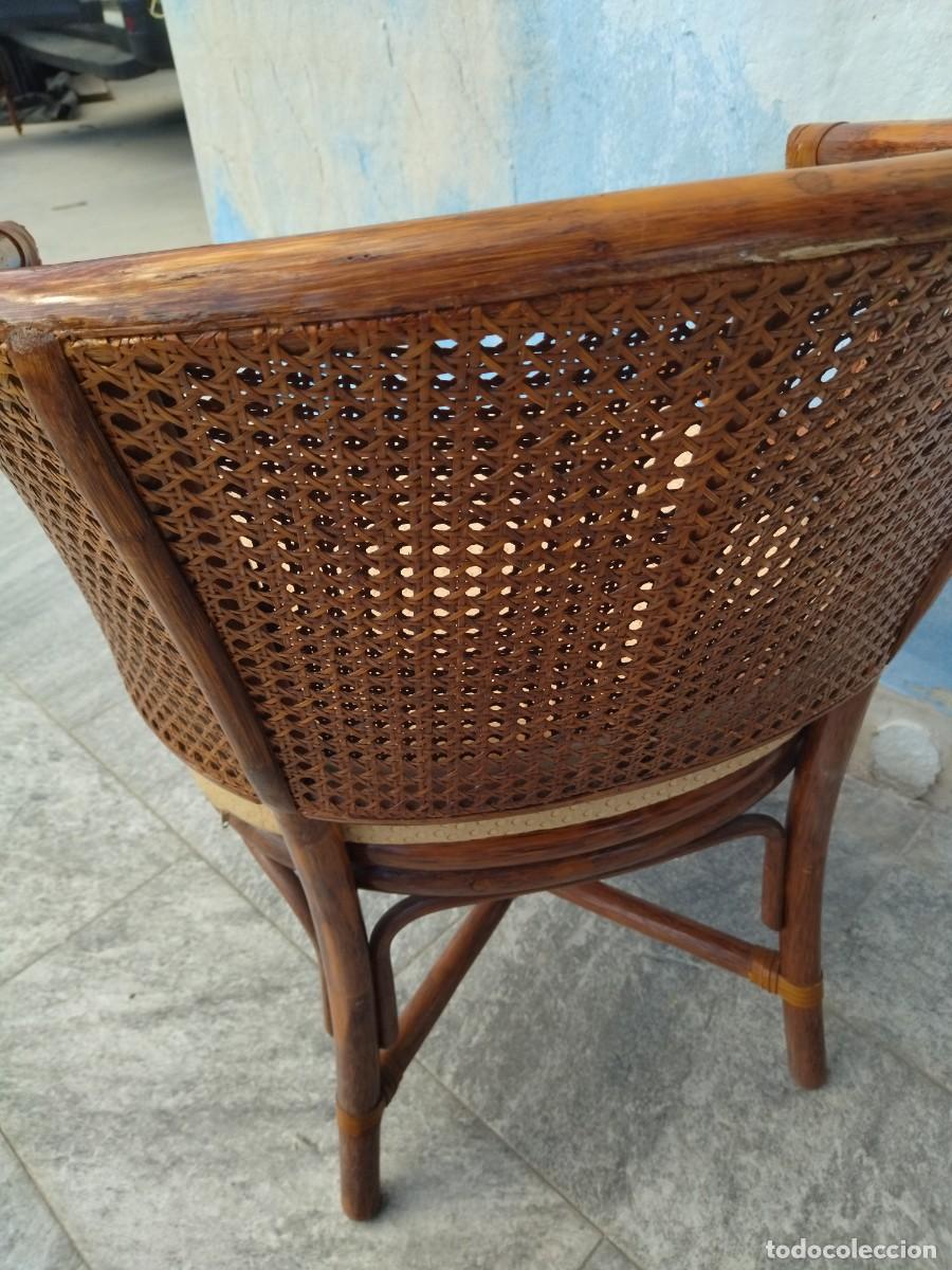 Antig&uuml;edades: Antiguo Sill&oacute;n estilo Balin&eacute;s de bamb&uacute; y rat&aacute;n - Foto 9