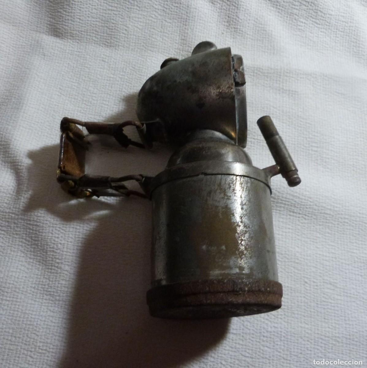 Antig&uuml;edades: FARO DE BICICLETA DE CARBURO JMPEX , INCOMPLETO - Foto 6