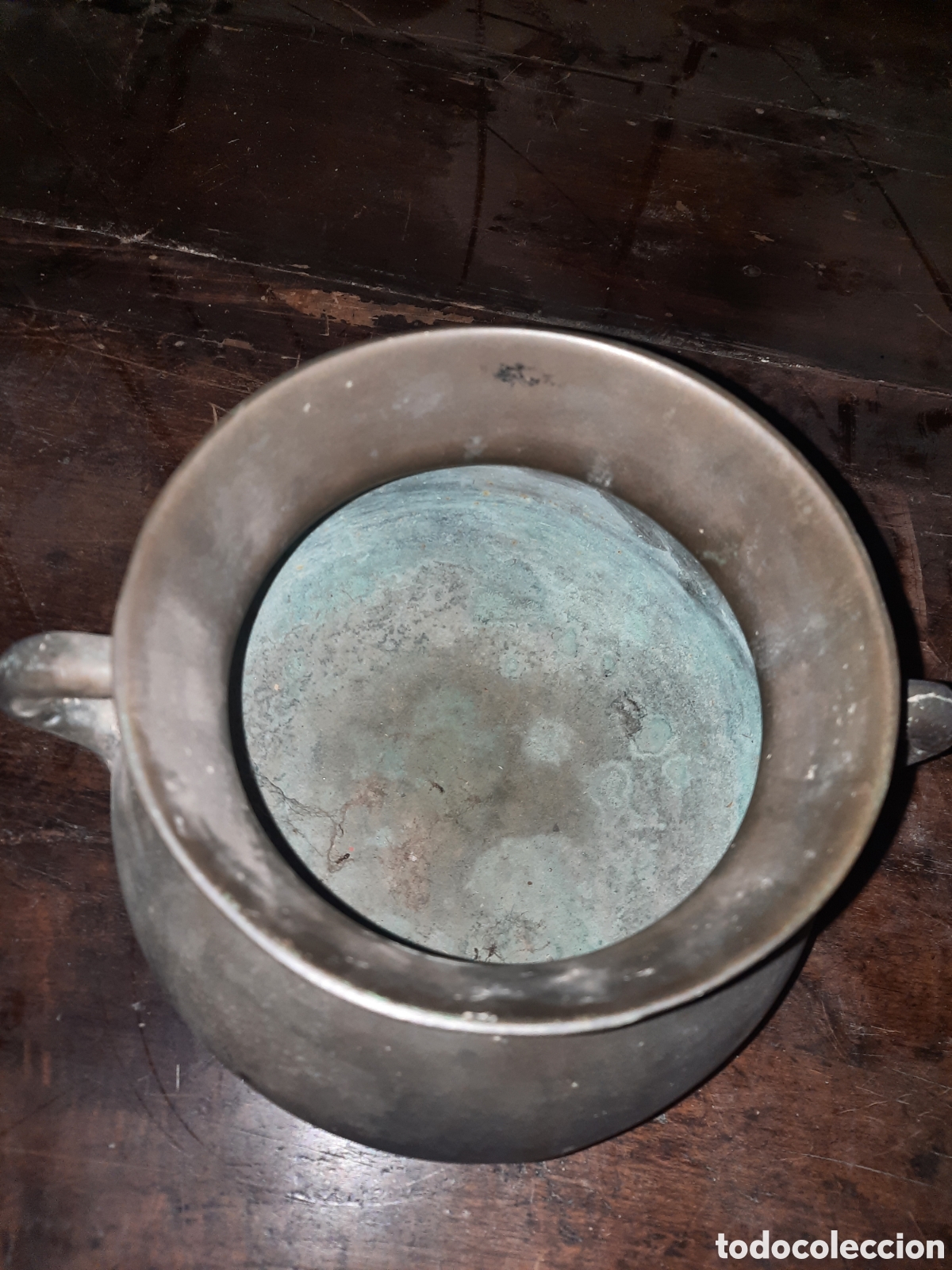 Antig&uuml;edades: Olla de bronce catalana - Foto 2