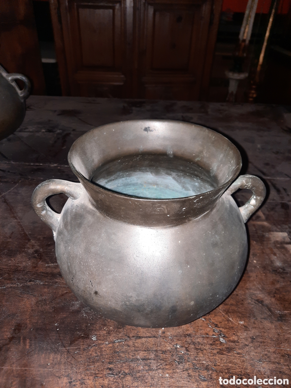 Antig&uuml;edades: Olla de bronce catalana - Foto 1