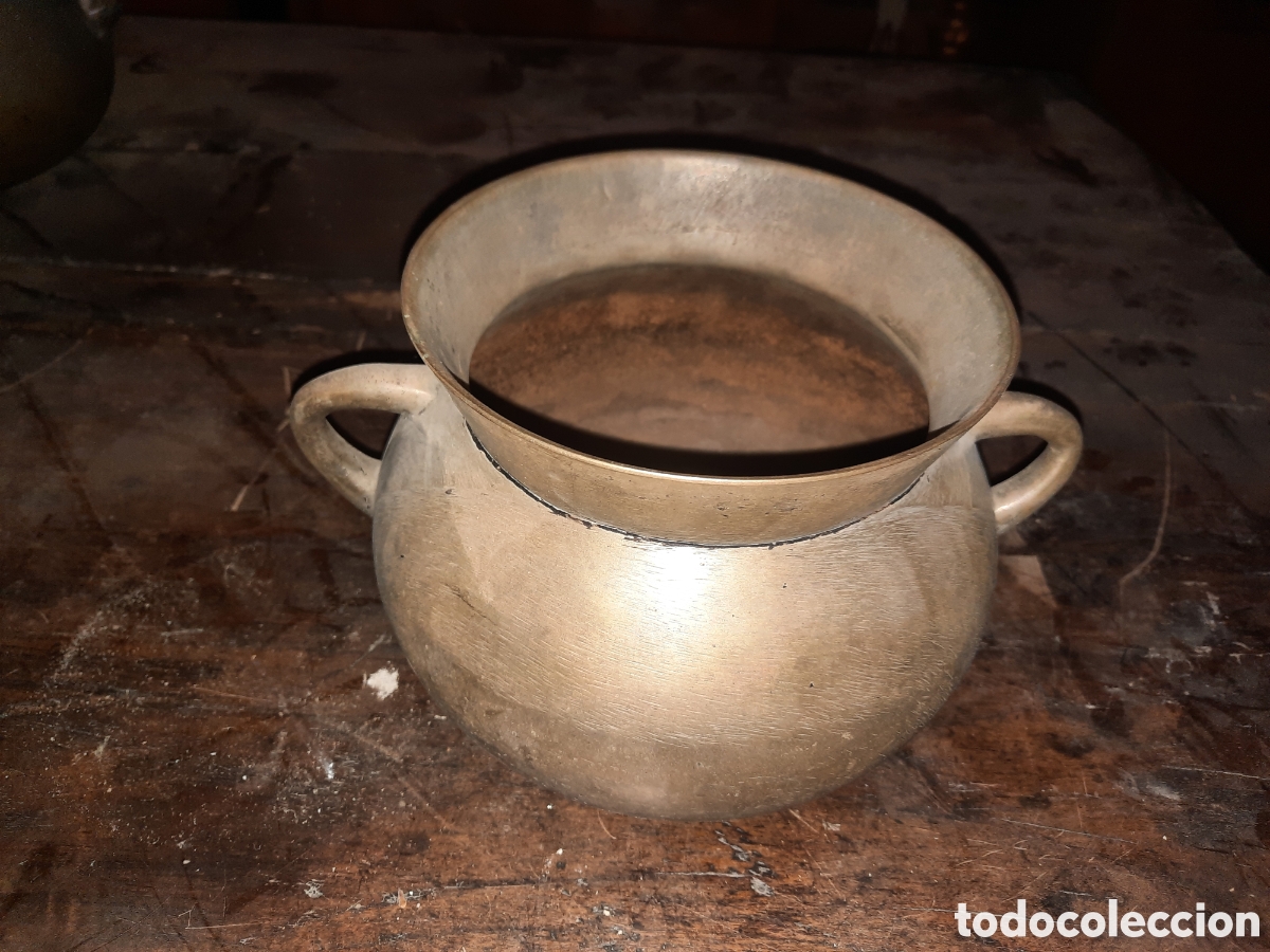 Antig&uuml;edades: Olla de bronce catalana - Foto 1
