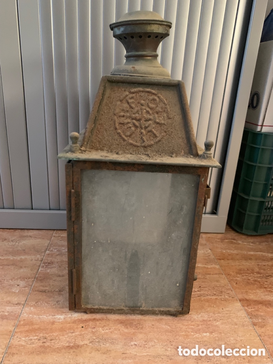 Antig&uuml;edades: Farol marquesa de and&eacute;n - Foto 4