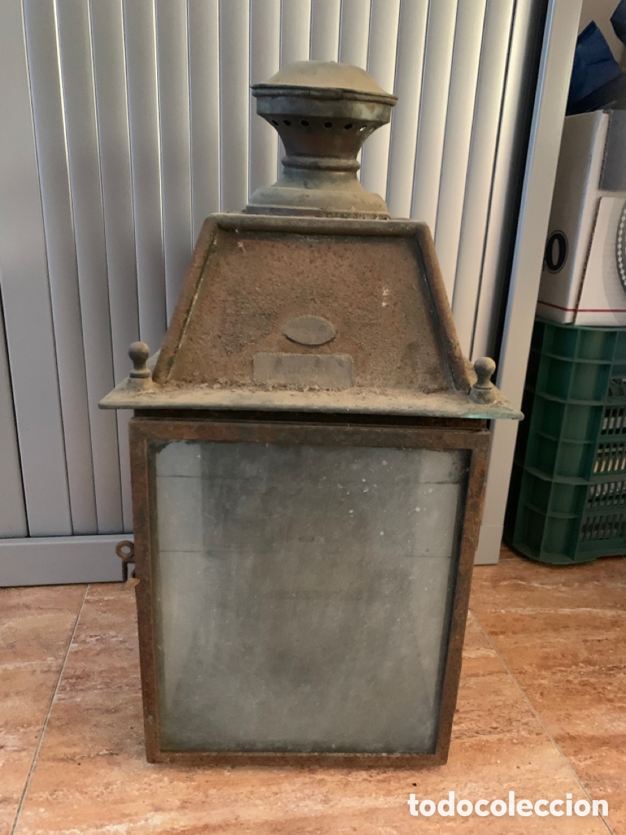 Antig&uuml;edades: Farol marquesa de and&eacute;n - Foto 1
